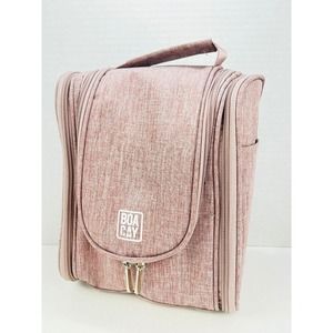 BOACAY Small Hanging Travel Toiletry Bag for Women and Men, Makeup Bag, Bathroom